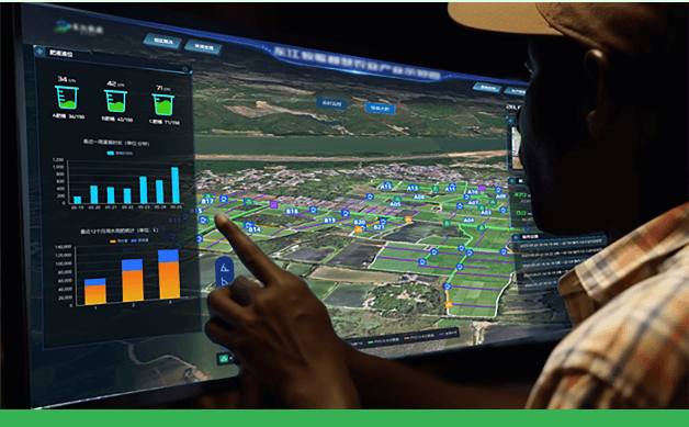 管理系统可连接并远程控制各类农业设备，如无人机、智能农机、自动灌溉系统等